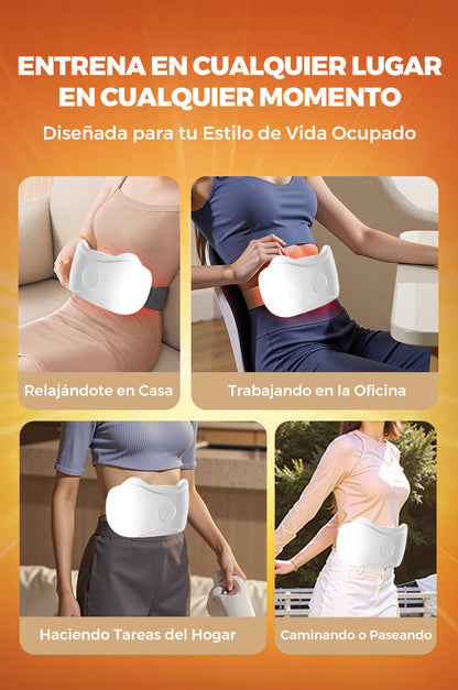 Masajeador Abdominal Eléctrico Inalámbrico – Quema Grasa, Reduce Hinchazón y Activa la Digestión Natural