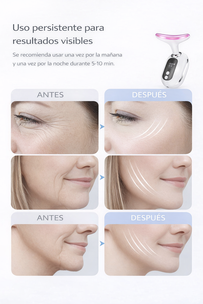 Masajeador Facial Wavi chic Rejuvenecedor  "El Secreto de Belleza de las Celebridades - ¡Para Ti!"